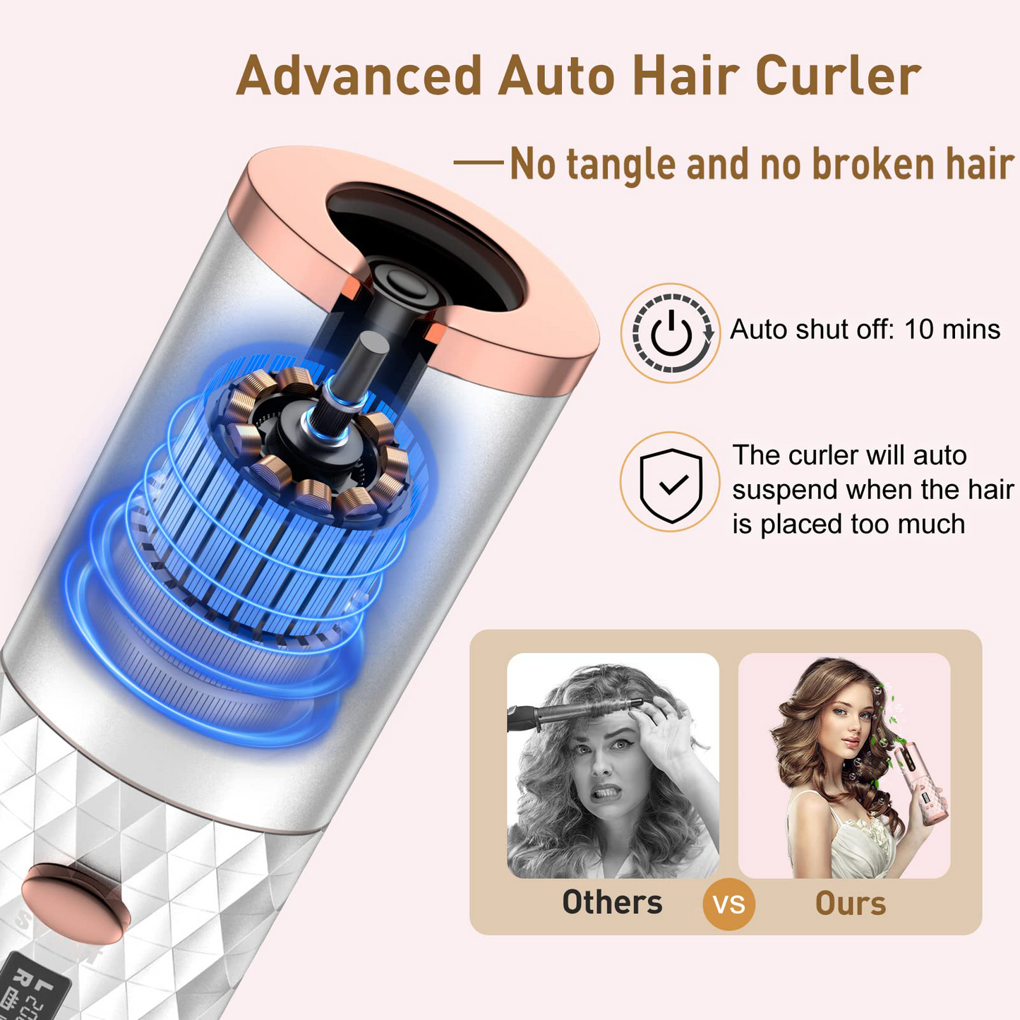 Portable Automatic Hair Curler