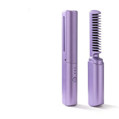 Portable Wireless Hair Straightener Comb