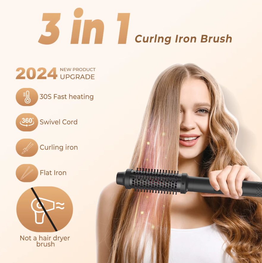 1.5 Inch Heated Curling Brush