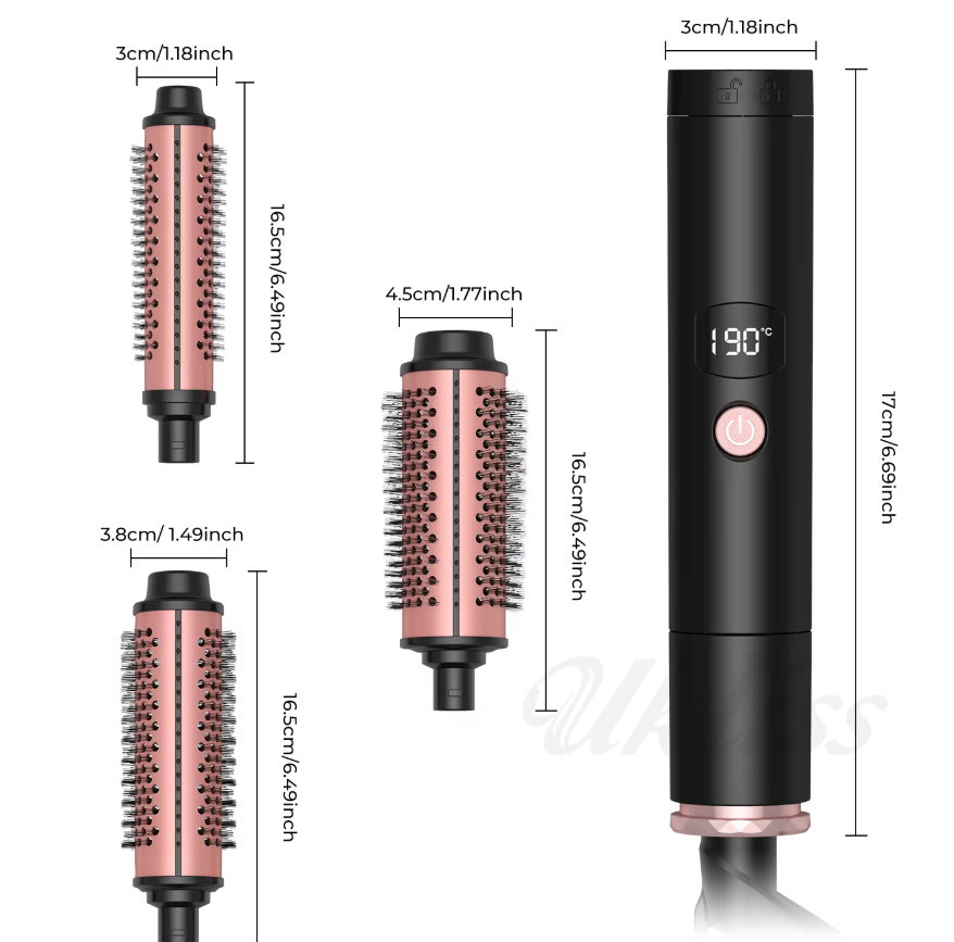 Thermal Brush Set 3 in 1