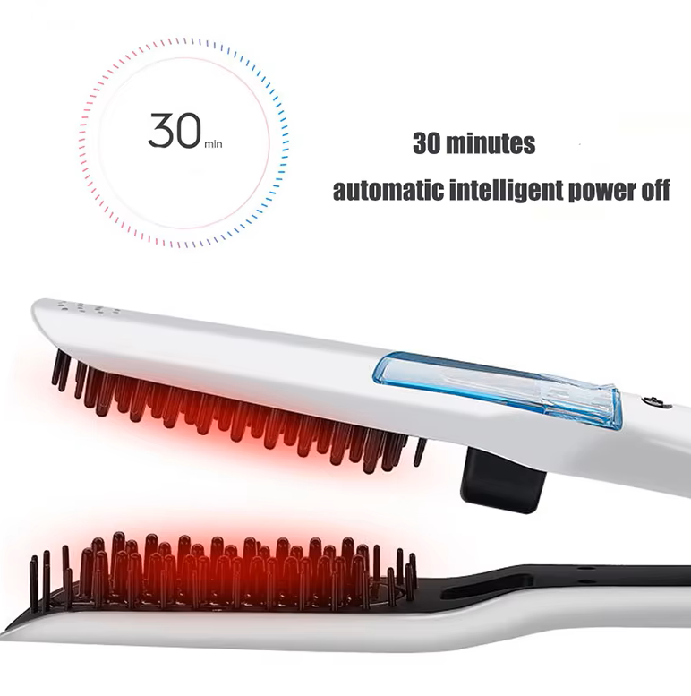 Professional Steam Hair Straightener Brush