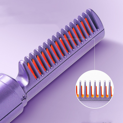 Portable Wireless Hair Straightener Comb