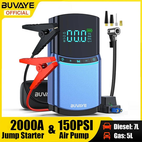 4-in-1 Car Jump Starter & Air Pump