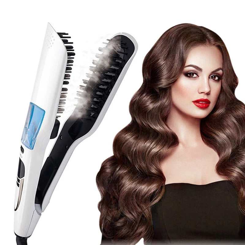 Professional Steam Hair Straightener Brush