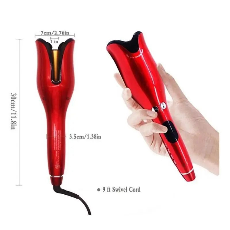 Rotating Ceramic Curling Iron