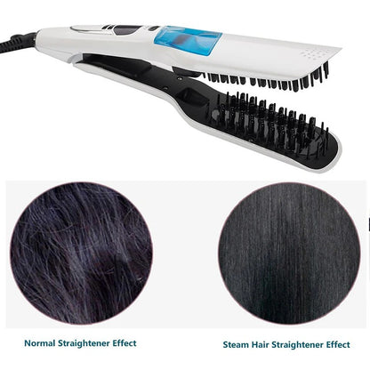 Professional Steam Hair Straightener Brush