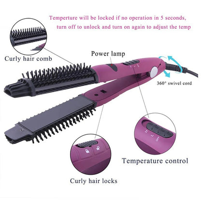 3 in 1 Hair Straightener and Curler