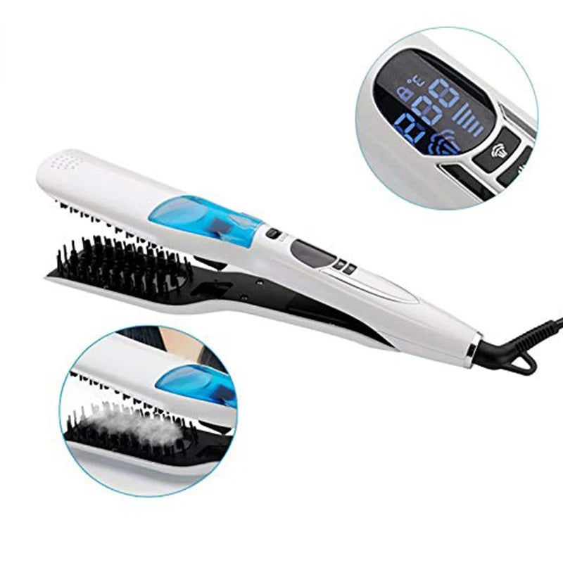 Professional Steam Hair Straightener Brush