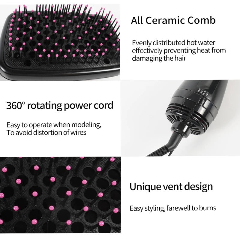 Air Hair Dryer Brush