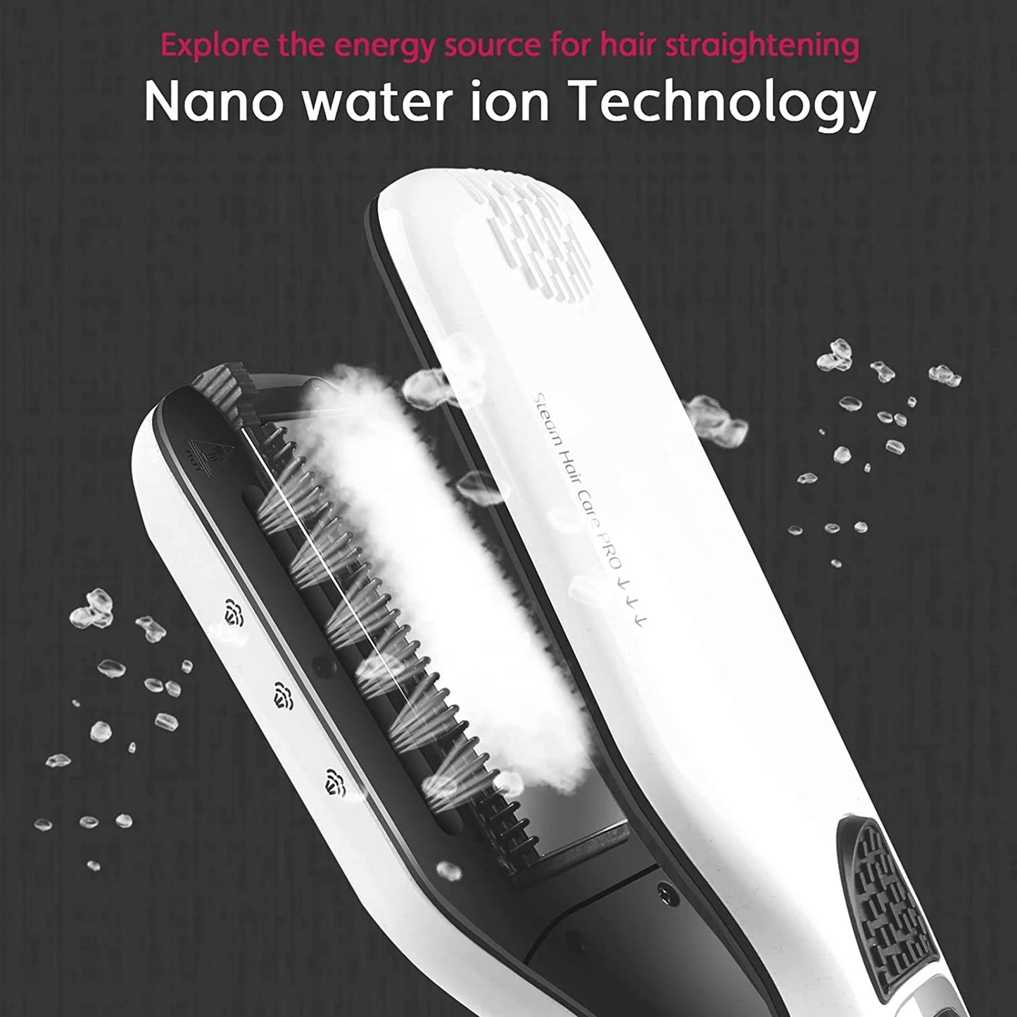 Professional Steam Hair Straightener and Curler