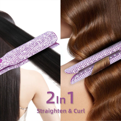 Rhinestone Hair Straightener